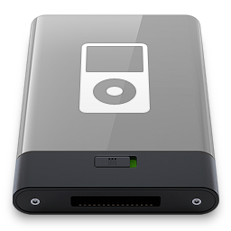 Grey iPod W Icon 256x256 png